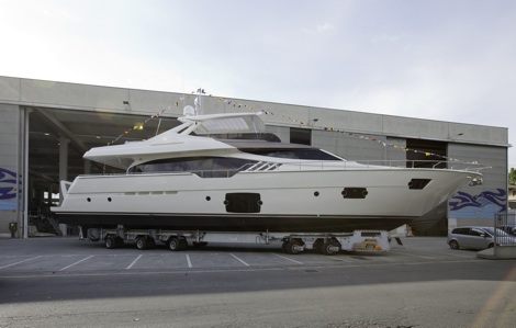 Image for article Ferretti Group launches 26.5m Ferretti 870